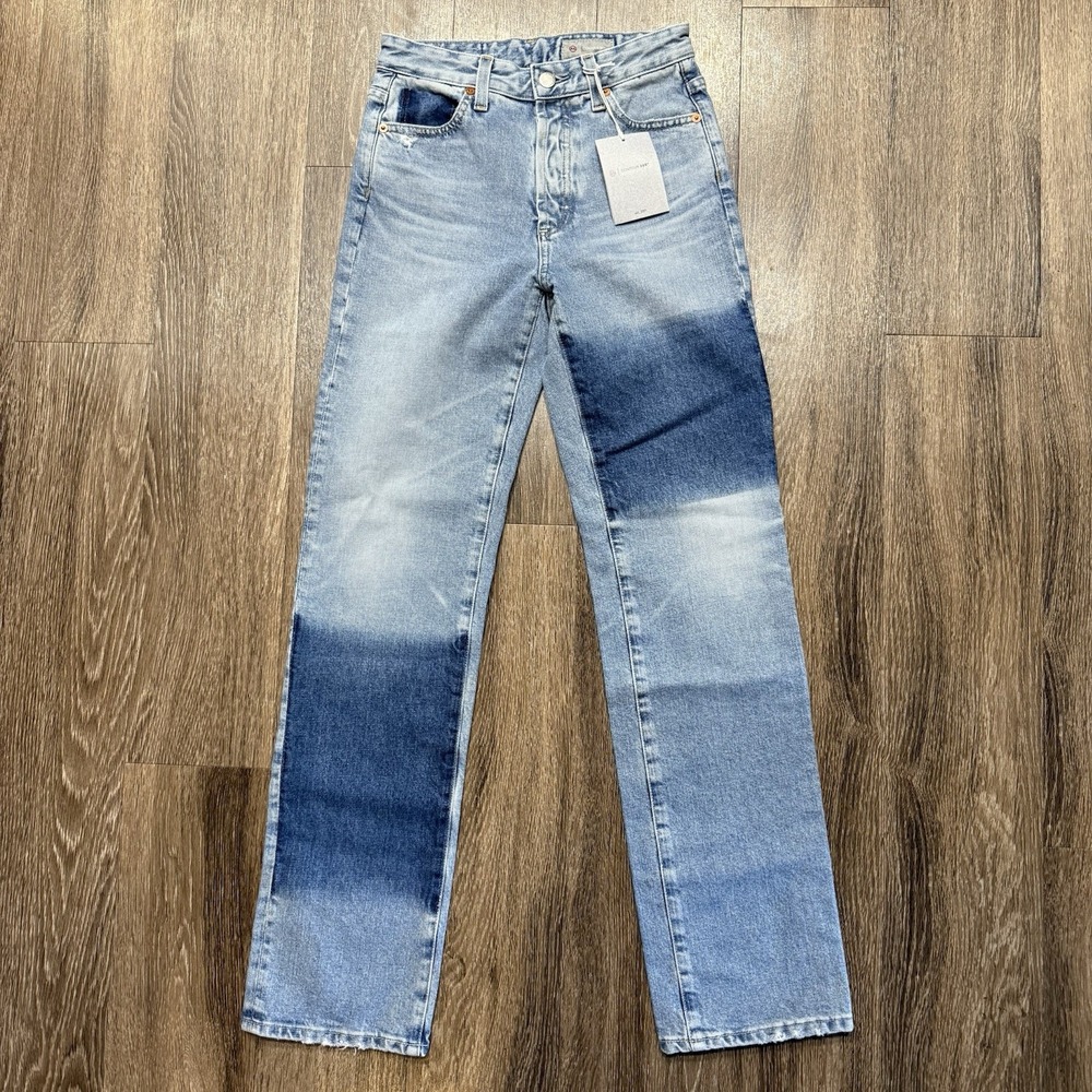 AG-ED Adriano Goldschmied Women's Denim Jeans Alexxis Straight High Rise Size 25